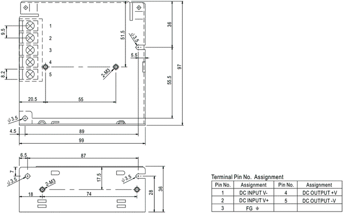 MEAN WELL SD-25A-24 Convertidor DC/DC 26,4W 24VDC MEAN WELL SD-25A-24 Convertidor DC/DC 26,4W 24VDC