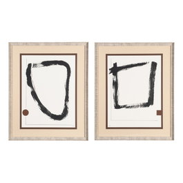 Cuadro Pintura Abstracto 2/M 80 X 100 cm (Set de 2)