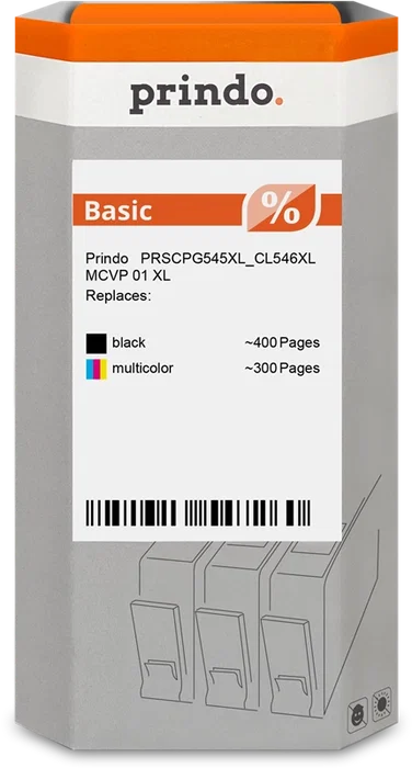 Prindo Multipack de cartuchos negro y varios colores Basic XL