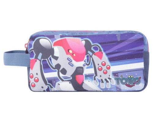 Totto Estuche Escolar Dos Compartimentos Atlas AJ52ATA001-2210-2JW Colores Variados