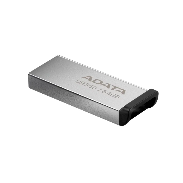 ADATA UR350 Lápiz USB 64 GB UR350-64G-RSR/BK USB 3.2 Gen 1 Negro Metal - Resistente a Agua, Polvo y Golpes