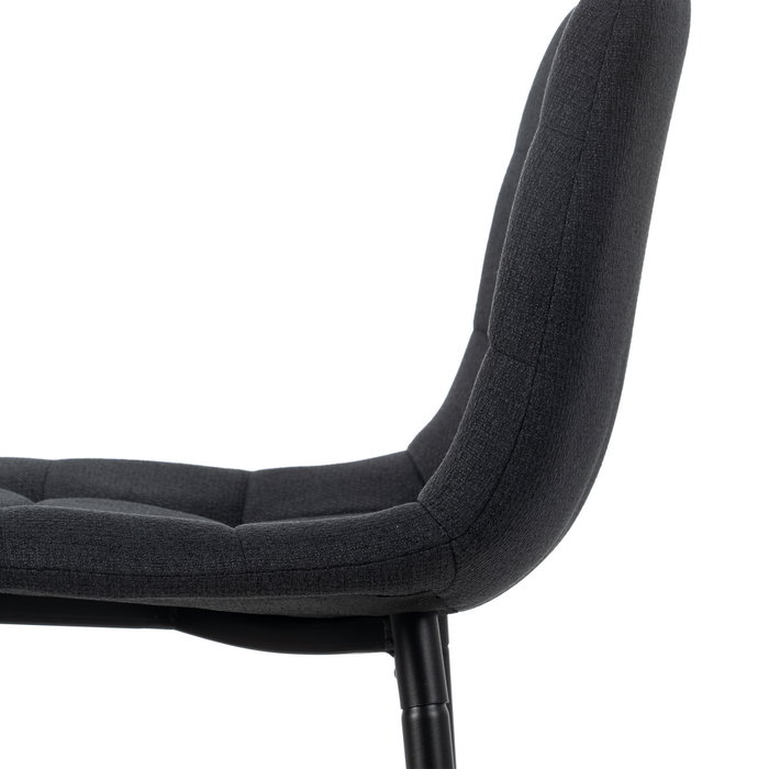 Taburete Negro Tejido-Metal Salón 45 X 55 X 92 cm (Set de 4)