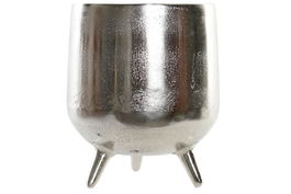 DKD Home Decor Centro Mesa Moderno Plateado Aluminio 21 x 25 x 21 cm