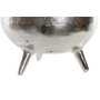 DKD Home Decor Centro de Mesa de Aluminio Plateado 21x21x25 cm