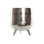 DKD Home Decor Centro de Mesa de Aluminio Plateado 21x21x25 cm