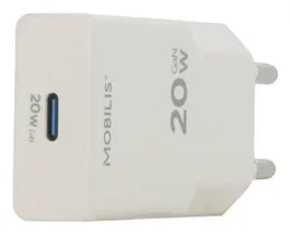 Mobilis Cargador de Dispositivo Móvil Universal 20 W Blanco