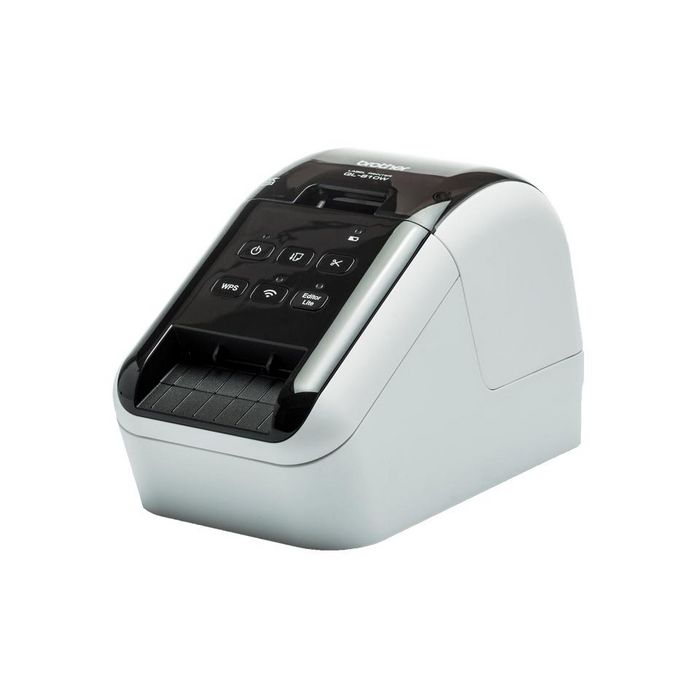 Brother QL-810WC Impresora de etiquetas USB y Wi-Fi (Negro y Rojo)