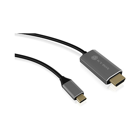 ICY BOX Cable USB Type-C a HDMI IB-CB020-C 1,8 m 4K 60Hz