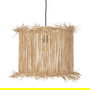 Lámpara Techo Fibra Natural Iluminación 40 X 40 X 32 cm