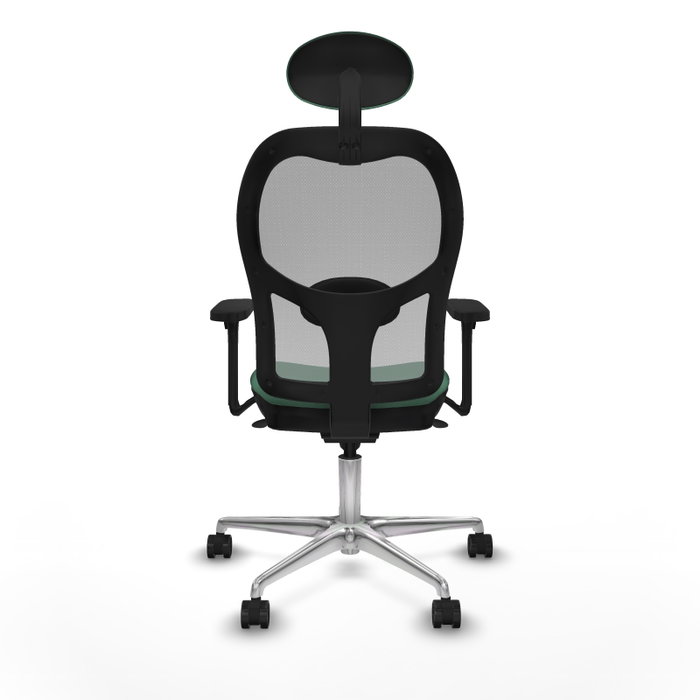 PIQUERAS Y CRESPO Silla de oficina Jorquera con mecanismo Sincro, Verde esmeralda y Gris PIQUERAS Y CRESPO Silla de oficina Jorquera con mecanismo Sincro, Verde esmeralda y Gris