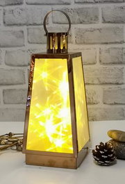 DKD Home Decor Farola LED Inox 15x14x31,5 60L Dorado