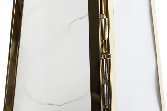 DKD Home Decor Farola Navidad Moderna Dorado 14 x 31.5 x 15 cm