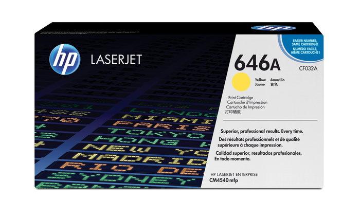 HP Cartucho de Tóner Amarillo 646A CF032A