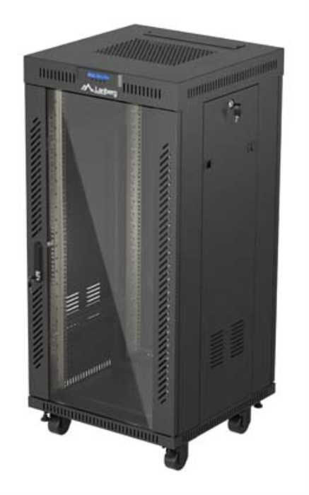 Lanberg Lanberg FF01-6624-12BL Armario Rack 24U Independiente Negro Lanberg Lanberg FF01-6624-12BL Armario Rack 24U Independiente Negro