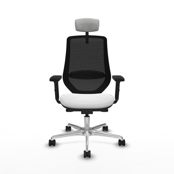 PIQUERAS Y CRESPO Silla de oficina Mardos con mecanismo Sincro/Traslack, Blanco y Negro PIQUERAS Y CRESPO Silla de oficina Mardos con mecanismo Sincro/Traslack, Blanco y Negro
