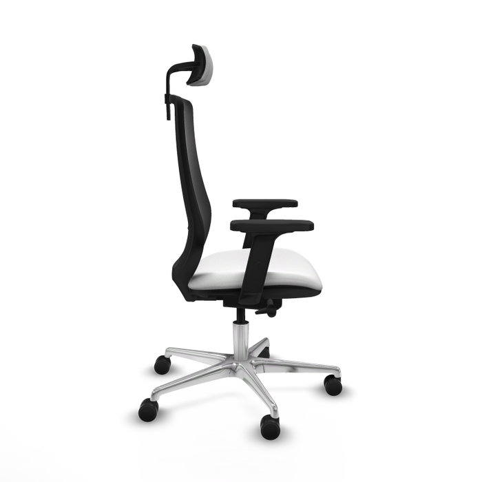 PIQUERAS Y CRESPO Silla de oficina Mardos con mecanismo Sincro/Traslack, Blanco y Negro PIQUERAS Y CRESPO Silla de oficina Mardos con mecanismo Sincro/Traslack, Blanco y Negro