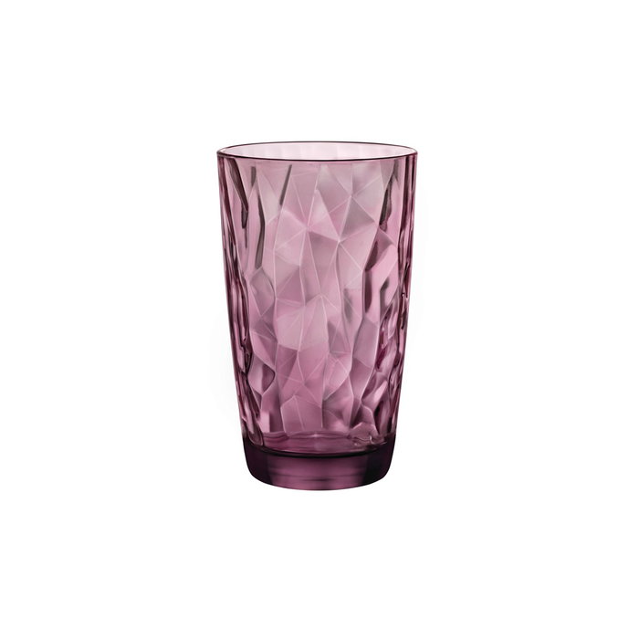 Bormioli Rocco Vaso Alto Purple Diamond 47cl Rosa Bormioli Rocco Vaso Alto Purple Diamond 47cl Rosa