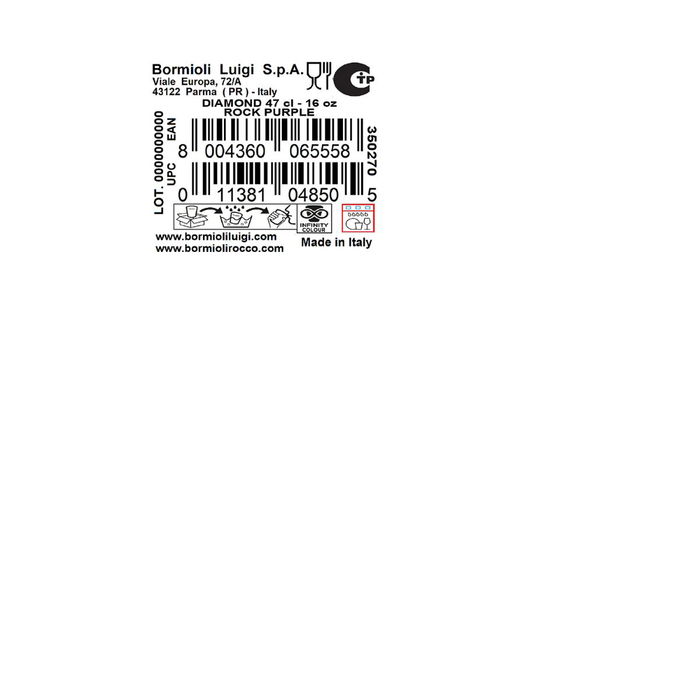 Vaso Alto Vidrio Diamond Bormioli Rocco 47 cL