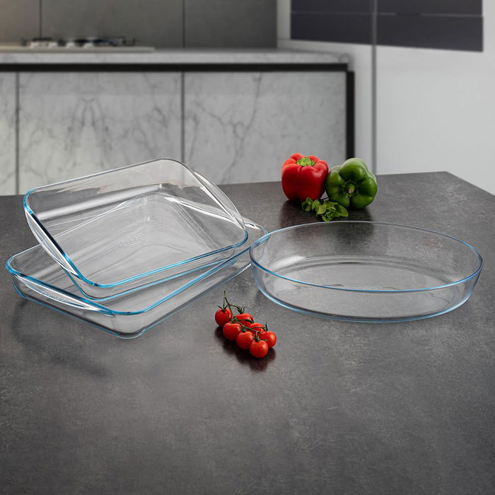 Fuente Rectangular Asas Horno Boro Cook&Enjoy Pyrex® 35x23x6 cm