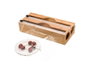 DKD Home Decor Portarrollos de Bambú con Cortador, 2 Compartimentos, Natural