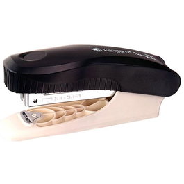 KANGARO Grapadora de Sobremesa Trendy-35, Capacidad 25 Hojas, Color Negro, Grapas 24/6 y 26/6