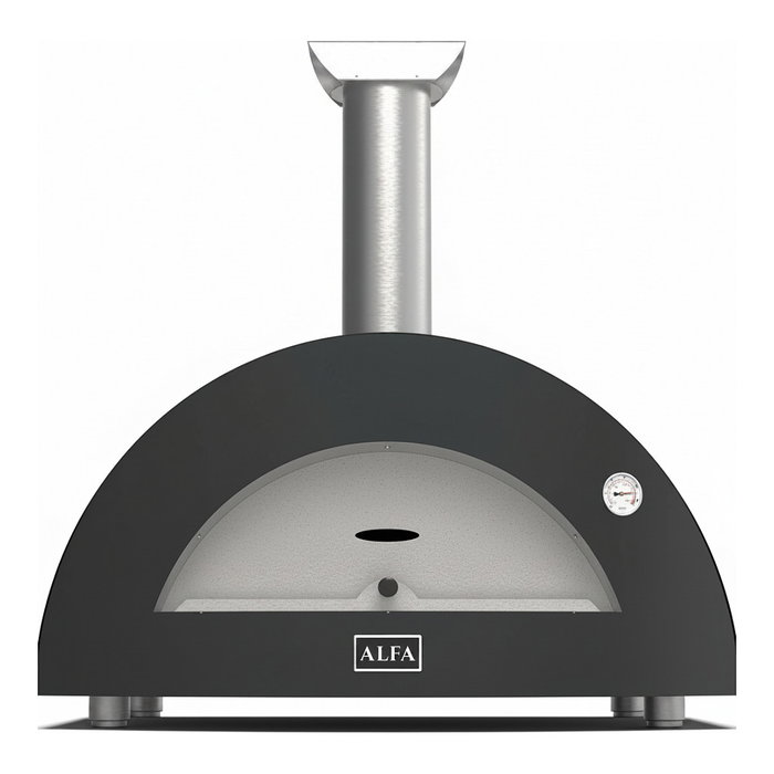 Alfa Forni Moderno 3 Pizze Gris Holz Schiefer