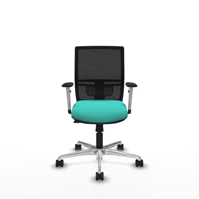 PIQUERAS Y CRESPO Silla de oficina Yunquera con mecanismo Sincro/Traslack, Turquesa y Negro PIQUERAS Y CRESPO Silla de oficina Yunquera con mecanismo Sincro/Traslack, Turquesa y Negro