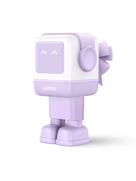 Ugreen Nexode RG 65W 3-Port GaN Rosa USB-C + USB-A con Pantalla LED