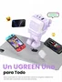 Ugreen Nexode RG 65W 3-Port GaN Rosa USB-C + USB-A con Pantalla LED
