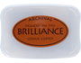 Tsukineko Almohadilla de tinta BRILLIANCE cobre cósmico efecto nacarado 95x65mm