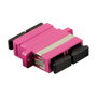 LogiLink Adaptador de fibra SC Duplex con brida, violeta