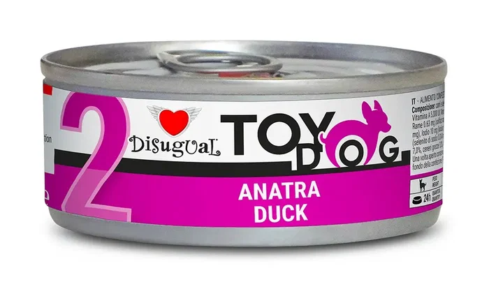 Disugual Alimento Húmedo Pato para Perros Toy 12x85g Disugual Alimento Húmedo Pato para Perros Toy 12x85g