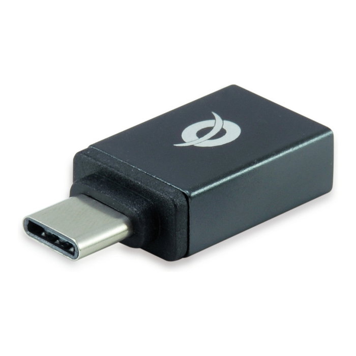 Conceptronic DONN03G Adaptador USB-C 3.2 Gen 1 Macho a USB-A 3.0 Hembra, 5 Gbps, Negro, Pack de 2 Unidades
