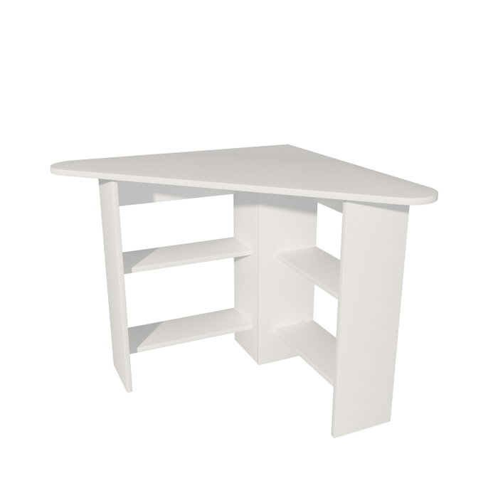 Hanah Home Mesa de Estudio Blanca 80x73.8x80 cm Tablero Partículas Melamina Hanah Home Mesa de Estudio Blanca 80x73.8x80 cm Tablero Partículas Melamina