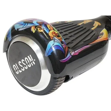 MONOPATIN ELECTRICO HOVERBOARD OLSSON UPWAY RACING GRAFF ANTRACITA - LLANTAS 6.5"/16.5CM - 2 MOTORES 350W - BLUETOOTH - ALTAVOZ - 10KM/H - BAT 4