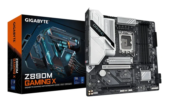 Gigabyte Z890M Gaming X Placa Base Intel Z890 LGA 1851 (Socket V1) micro ATX con PCIe 5.0, DDR5, 2.5GbE LAN, USB-C y Refrigeración Optimizada