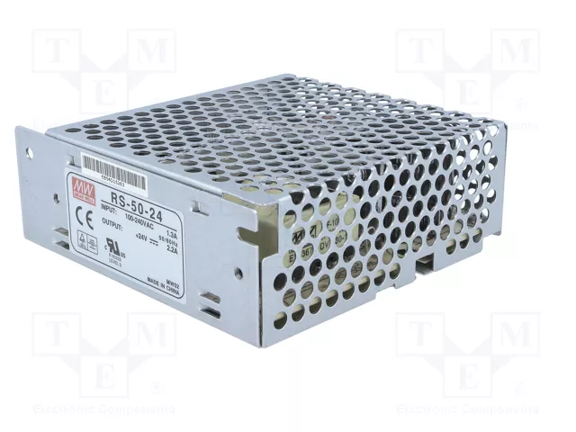 MEAN WELL RS-50 50W 24VDC 2,2A