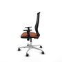 PIQUERAS Y CRESPO Silla de oficina Mardos con mecanismo Sincro, Marrón y Negro