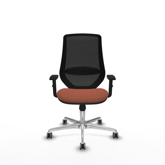 PIQUERAS Y CRESPO Silla de oficina Mardos con mecanismo Sincro, Marrón y Negro PIQUERAS Y CRESPO Silla de oficina Mardos con mecanismo Sincro, Marrón y Negro