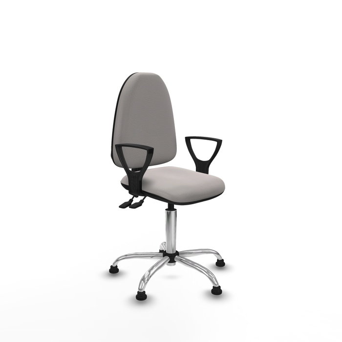 PIQUERAS Y CRESPO Silla de oficina Aýna Blanca con Brazos Fijos PIQUERAS Y CRESPO Silla de oficina Aýna Blanca con Brazos Fijos