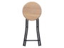 GIFTDECOR Taburete de madera plegable Natural
