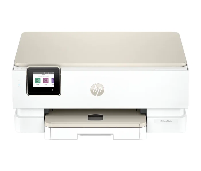 HP Envy Photo 7230 Impresora Multifunción WiFi, Inyección Térmica 4800 x 1200 DPI, 15/10 ppm, A4, Impresión, Escaneo, Copia, Pantalla Táctil, Blanco Portobello