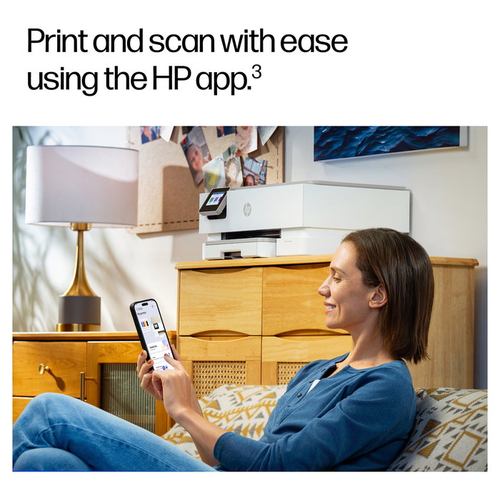 HP Envy Photo 7230 All-in-One Inalámbrico - Impresora Multifunción a Color, Escáner, Copiadora, Beige y Blanco