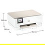 HP Envy Photo 7230 All-in-One Inalámbrico - Impresora Multifunción a Color, Escáner, Copiadora, Beige y Blanco