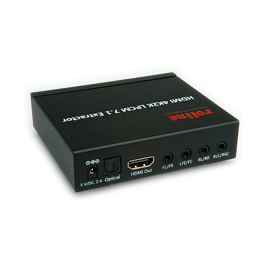 ROLINE Extractor de audio HDMI 4K LPCM 7.1 14.01.3442 Negro ROLINE Extractor de audio HDMI 4K LPCM 7.1 14.01.3442 Negro