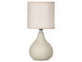 Giftdecor Lampara Sobremesa Abombado Beige 13 x 20 x 13 cm (Set de 12)