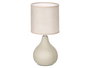 Giftdecor Lampara Sobremesa Abombado Beige 13 x 20 x 13 cm (Set de 12)