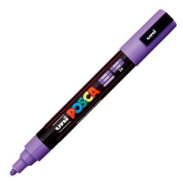 POSCA Marcador Pc-5M No Permanente Punta Bala 1,8-2,5 mm Lila Set de 6 (Set de 6)