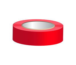 Cinta aislante roja 10 m x 19 mm