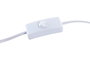 DKD Home Decor Lámpara de Sobremesa de Cerámica y Fibra 22x22x40 cm